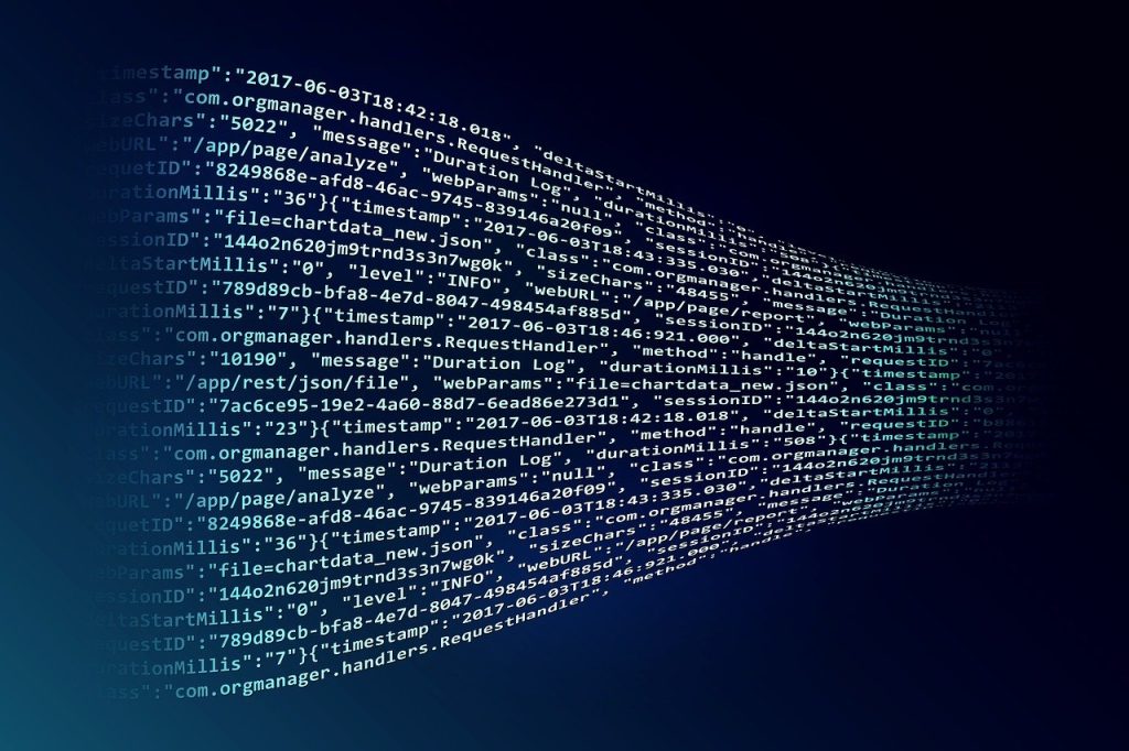 Bildschirm mit Daten darauf als Sinnbild für HR-Analytics